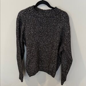 Women's Black & Sparkle Sweater